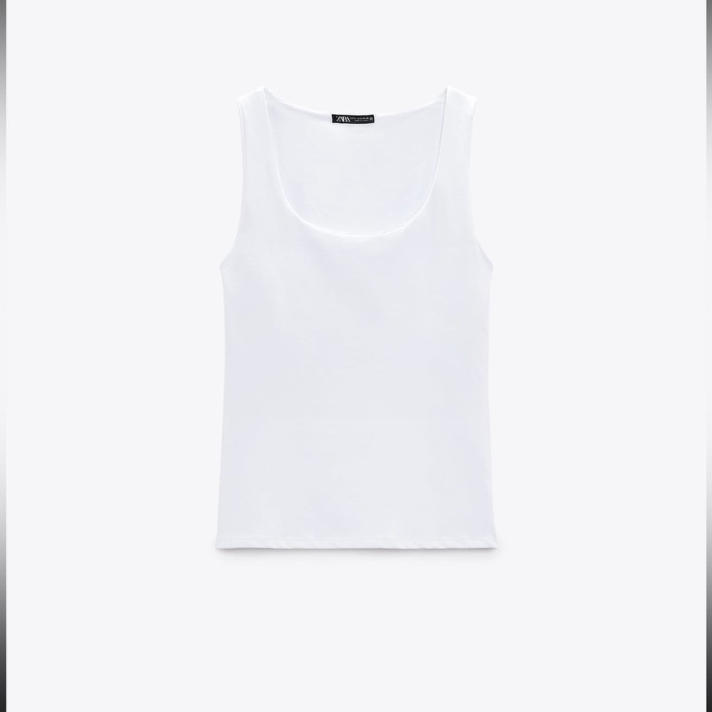 Zara white tanktop!